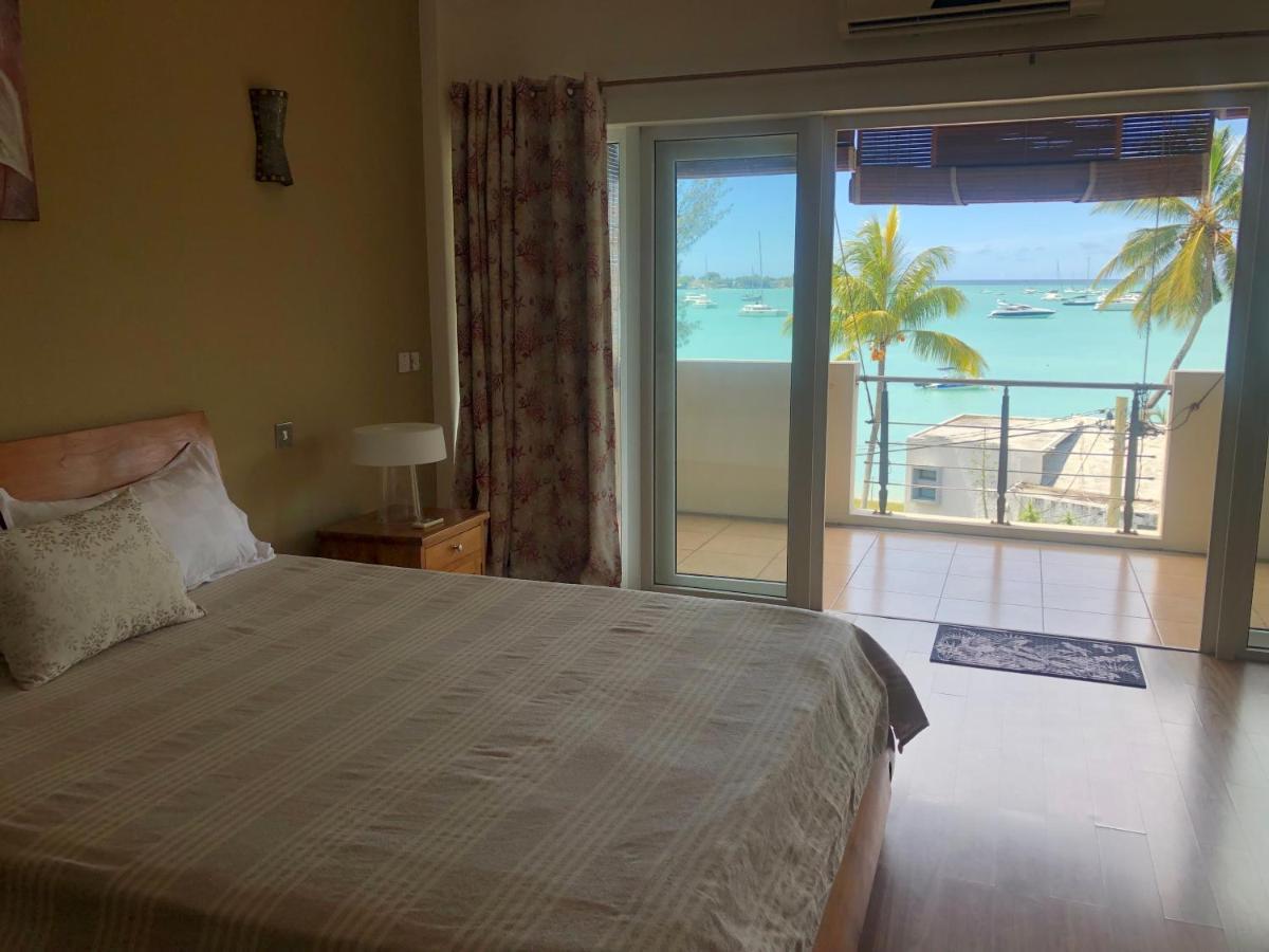 شقة Ocean-View Penthouse With Roof Terrace, Grand Baie, Waterside Complex The Vale المظهر الخارجي الصورة